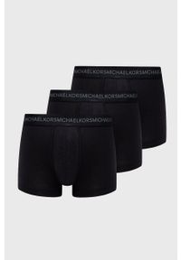MICHAEL Michael Kors bokserki 6BR1T10773 (3-pack) męskie kolor czarny. Kolor: czarny. Materiał: bawełna, włókno. Długość: długie #1
