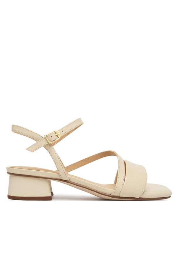 Clarks Sandały Serina35 Strap 26186118 Écru. Kolor: kremowy. Materiał: skóra