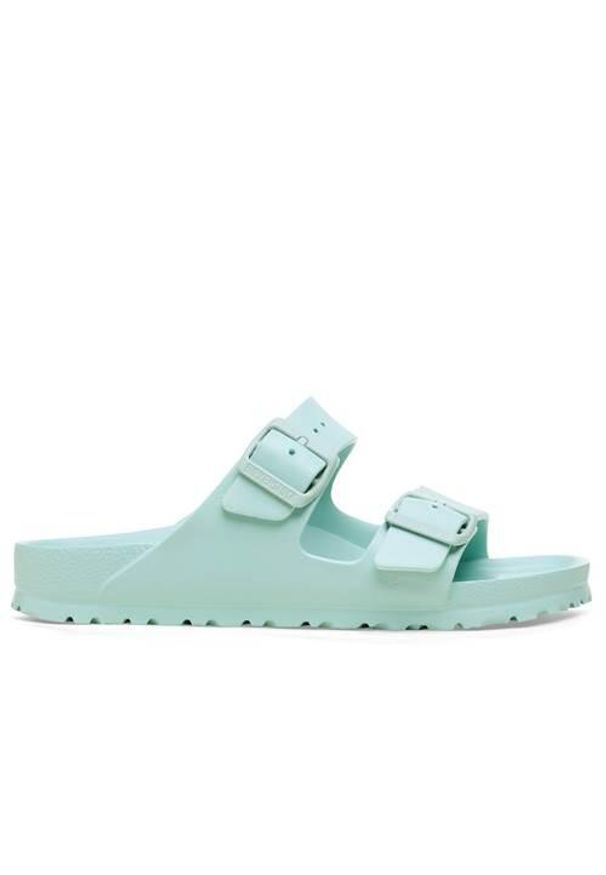 Klapki damskie Birkenstock Arizona Eva. Kolor: niebieski. Materiał: syntetyk, materiał