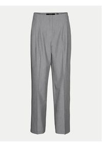 Vero Moda Spodnie materiałowe Vika 10323447 Szary Straight Fit. Kolor: szary. Materiał: wiskoza #4