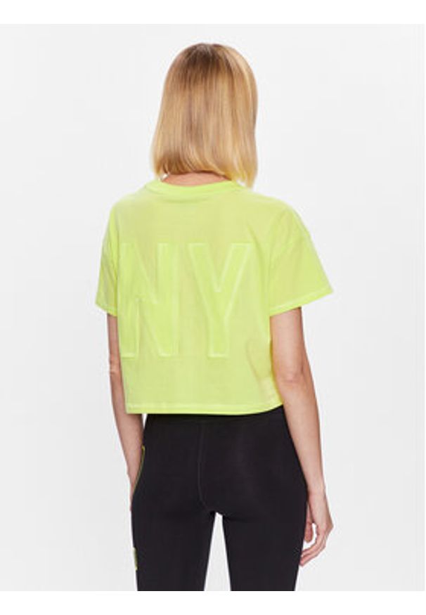 DKNY Sport T-Shirt DP3T9218 Żółty Classic Fit. Kolor: żółty. Materiał: bawełna. Styl: sportowy