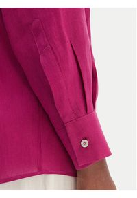 Marella Koszula Editore 2613111084 Różowy Regular Fit. Kolor: różowy. Materiał: len #2