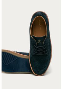GANT - Gant - Buty zamszowe Prepville. Nosek buta: okrągły. Zapięcie: sznurówki. Kolor: niebieski. Materiał: zamsz. Szerokość cholewki: normalna #2