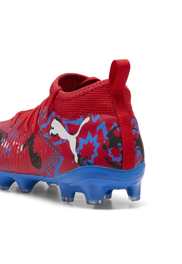 Puma - Młodzieżowe buty piłkarskie FUTURE 8 MATCH PLAYMAKERS FG/AG PUMA. Kolor: czerwony, niebieski, wielokolorowy, czarny. Sport: piłka nożna