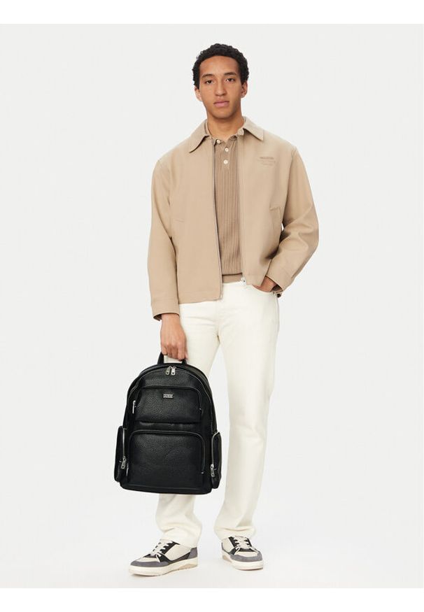 Guess Plecak HMBOGS P6211 Czarny. Kolor: czarny. Materiał: skóra