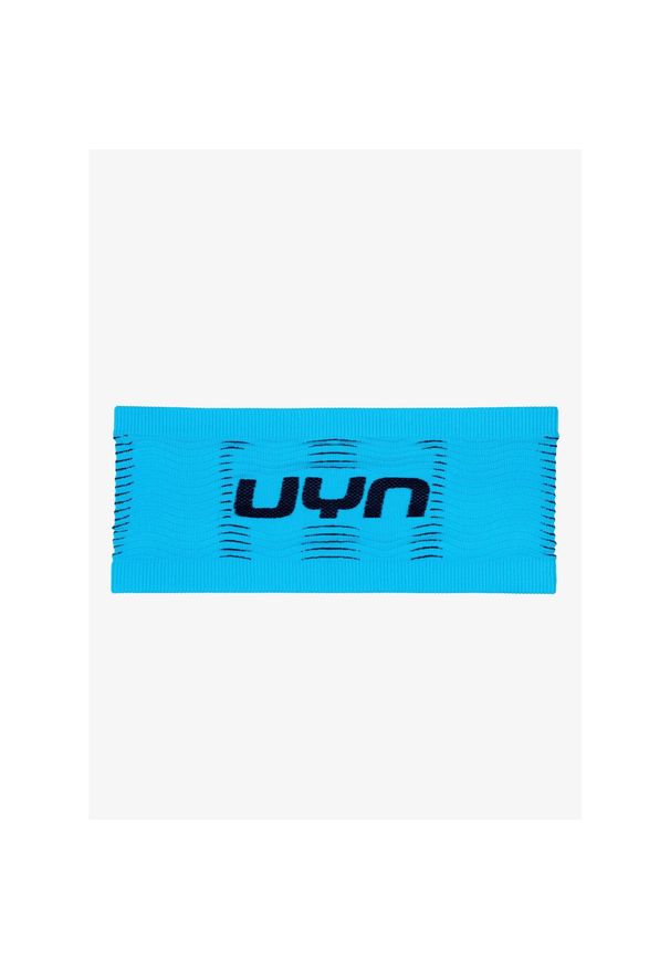 Opaska sportowa UYN Vibe Headband. Kolor: niebieski. Styl: sportowy