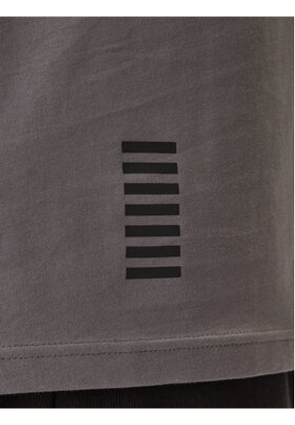 EA7 Emporio Armani T-Shirt 8NPT25 PJVPZ U8086 Szary Regular Fit. Kolor: szary. Materiał: bawełna