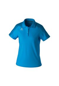 ERIMA - Damska koszulka polo Erima Evo Star. Typ kołnierza: polo. Kolor: fioletowy, wielokolorowy, zielony. Długość rękawa: raglanowy rękaw. Sport: piłka nożna #1