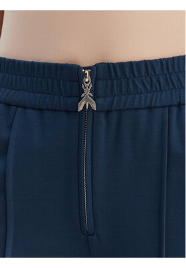 Patrizia Pepe Spodnie materiałowe 8P0813/A715 Niebieski Wide Leg. Kolor: niebieski. Materiał: wiskoza