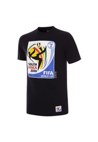 COPA FOOTBALL - Koszulka dla dorosłych - Emblemat Mistrzostw Świata RPA 2010 - Czarny. Kolor: czarny. Sport: piłka nożna