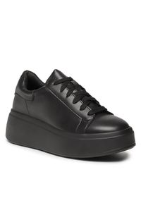 DeeZee Sneakersy WS190701-01 Czarny. Kolor: czarny. Materiał: skóra