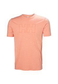 Koszulka Helly Hansen Tech Logo. Kolor: pomarańczowy. Sport: turystyka piesza #1