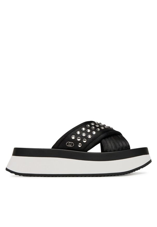 Liu Jo Klapki Dreamy Sandal 05 BA5091 TX001 Czarny. Kolor: czarny. Materiał: materiał