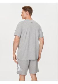 Adidas - adidas T-Shirt Essentials Single Jersey Big Logo T-Shirt IC9350 Szary Regular Fit. Kolor: szary. Materiał: bawełna #6