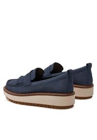 Clarks Mokasyny Oriannaw Loafer 26176639 Granatowy. Kolor: niebieski. Materiał: skóra, nubuk #7