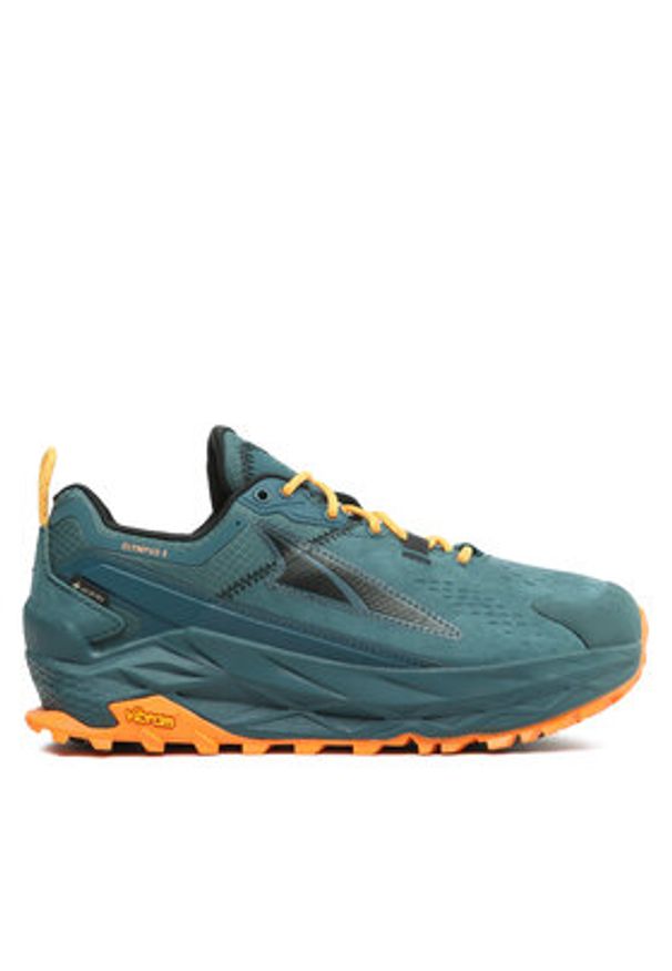 Altra Trekkingi M Olympus 5 Hike Low Gtx GORE-TEX AL0A7R6R302-070 Zielony. Kolor: zielony. Materiał: skóra, nubuk. Technologia: Gore-Tex. Sport: turystyka piesza