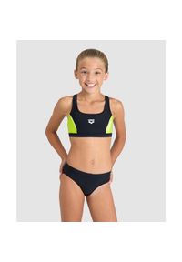 Dziewczęcy dwuczęściowy kostium kąpielowy Arena Thrice R. Kolor: wielokolorowy, czarny, zielony #1