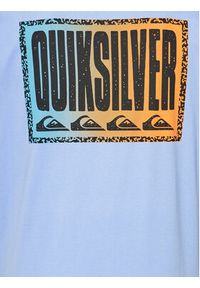 Quiksilver T-Shirt Long Fade EQYZT07670 Niebieski Regular Fit. Kolor: niebieski. Materiał: bawełna