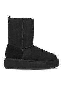 EMU Australia Śniegowce Stinger Lo Flatform W13190 Czarny. Kolor: czarny. Materiał: skóra