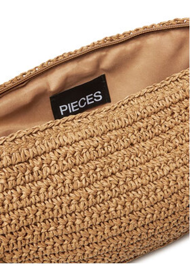 Pieces Torebka Pcamanda Summer Bumbag 17157722 Brązowy. Kolor: brązowy