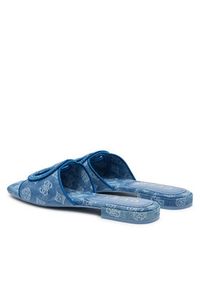 Guess Klapki FLJTSE DEN19 Niebieski. Kolor: niebieski. Materiał: skóra #6