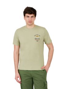 Aeronautica Militare - AERONAUTICA MILITARE Zielony t-shirt Short Sleeve. Kolor: zielony #6