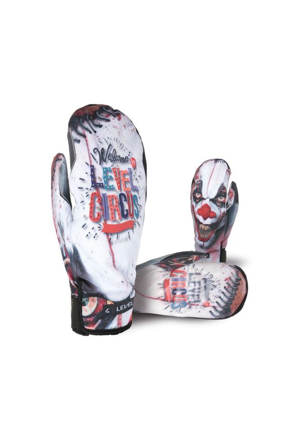 Rękawice unisex Level Pro Rider Mitt. Kolor: biały. Sezon: zima. Sport: narciarstwo