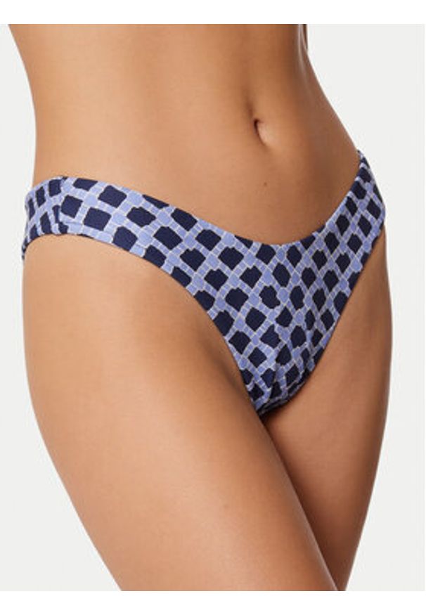 Seafolly Dół od bikini Marseille 40707-301 Granatowy. Kolor: niebieski. Materiał: syntetyk