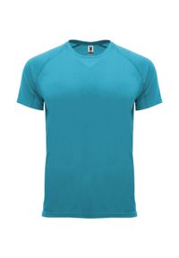 ROLY - Męska Koszulka Sportowa Z Krótkim Rękawem Bahrain. Kolor: niebieski. Długość rękawa: krótki rękaw. Długość: krótkie. Sport: turystyka piesza #1