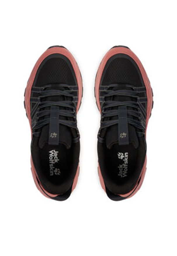 Jack Wolfskin Trekkingi Wild Hike Texapore Low A65581 Czarny. Kolor: czarny. Materiał: skóra