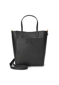 Lauren Ralph Lauren - LAUREN RALPH LAUREN Torebka 431966760005 Czarny. Kolor: czarny. Materiał: skórzane #4