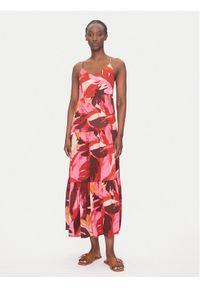 only - ONLY Sukienka letnia Alma 15256836 Kolorowy Regular Fit. Materiał: wiskoza. Wzór: kolorowy. Sezon: lato