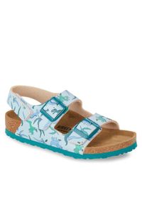 Birkenstock Sandały Milano 1024338 Niebieski. Kolor: niebieski