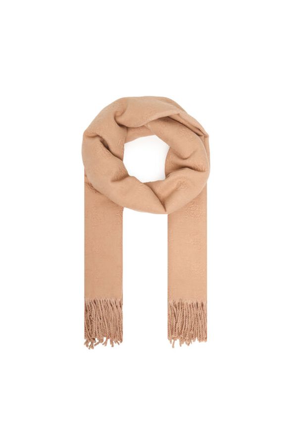 Guess Szalik AW5419POL03 Beżowy. Kolor: beżowy. Materiał: poliester