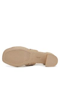 Rieker Sandały 64773-61 Beżowy. Kolor: beżowy. Materiał: materiał #4