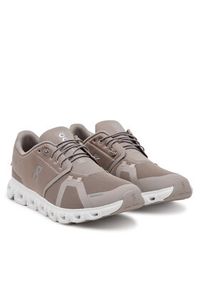 On Sneakersy Cloud 6 3MF10073280 Biały. Kolor: biały. Materiał: materiał