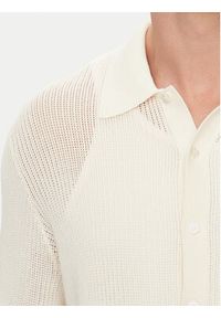 Marciano Guess Sweter 5GHR17 5861Z Beżowy Regular Fit. Kolor: beżowy. Materiał: jedwab, bawełna
