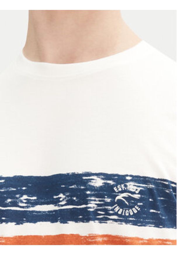 INDICODE T-Shirt Caron 41-051 Niebieski Regular Fit. Kolor: niebieski. Materiał: bawełna