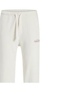 Jack & Jones - Jack&Jones Spodnie dresowe Kane Billy 12283257 Écru Relaxed Fit. Materiał: bawełna #8