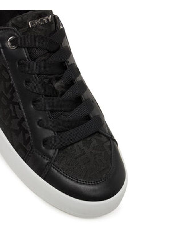 DKNY Sneakersy K1507746 Czarny. Kolor: czarny. Materiał: materiał