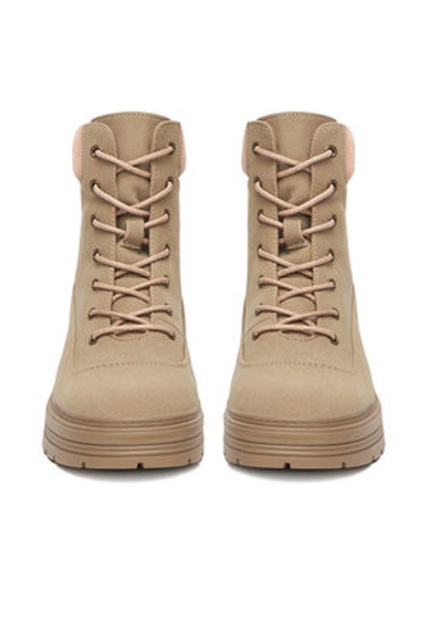 DeeZee Trzewiki 25519-1 Beżowy. Kolor: beżowy. Materiał: materiał, syntetyk