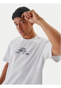 G-Star RAW - G-Star Raw T-Shirt Multi Technique D29296-E385 Biały Relaxed Fit. Kolor: biały. Materiał: bawełna #3
