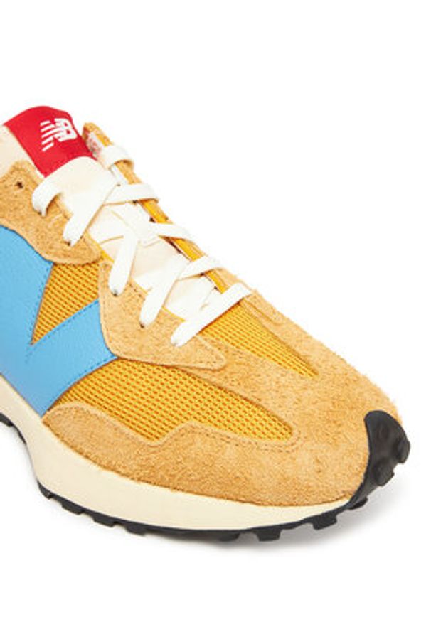 New Balance Sneakersy U327VSA Żółty. Kolor: żółty. Materiał: skóra, zamsz