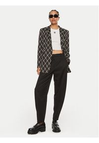 Hugo Spodnie materiałowe Hazana 50517944 Czarny Relaxed Fit. Kolor: czarny. Materiał: syntetyk #3