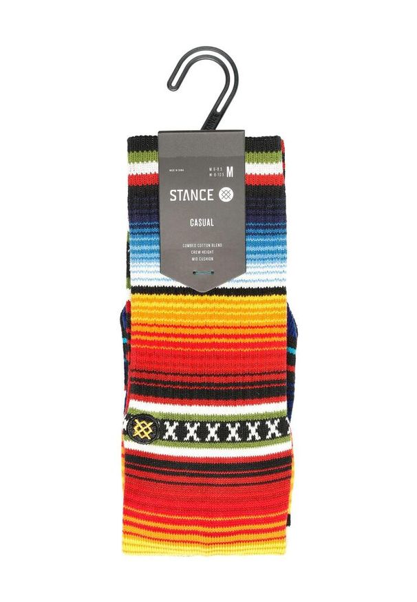 Skarpety Stance Curren ST Crew. Kolor: czerwony. Sport: fitness