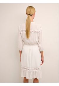 Kaffe Sukienka letnia Freya 10507544 Biały Regular Fit. Kolor: biały. Materiał: wiskoza. Sezon: lato