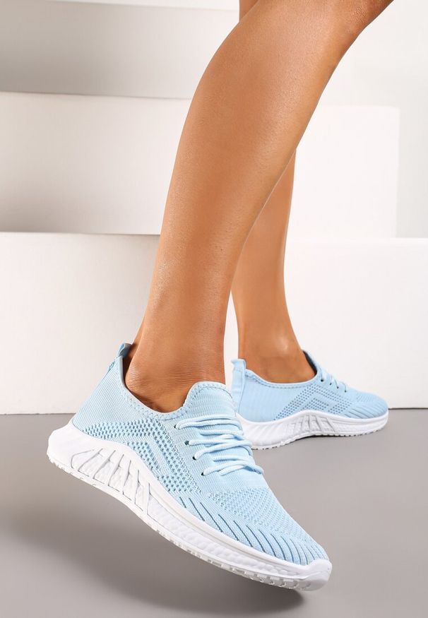 Born2be - Niebieskie Buty Sportowe Tymagio. Okazja: na co dzień. Kolor: niebieski. Materiał: jeans. Szerokość cholewki: normalna. Sezon: lato, wiosna