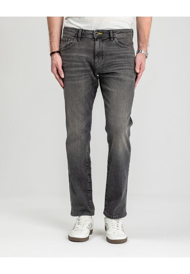 Męskie Spodnie Jeansowe Tom Tailor TTJOSH REGULAR grey denim 1048363 10210
