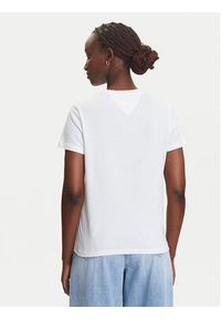 Tommy Jeans T-Shirt Gradient Flag DW0DW20905 Biały Regular Fit. Kolor: biały. Materiał: bawełna. Wzór: gradientowy #5