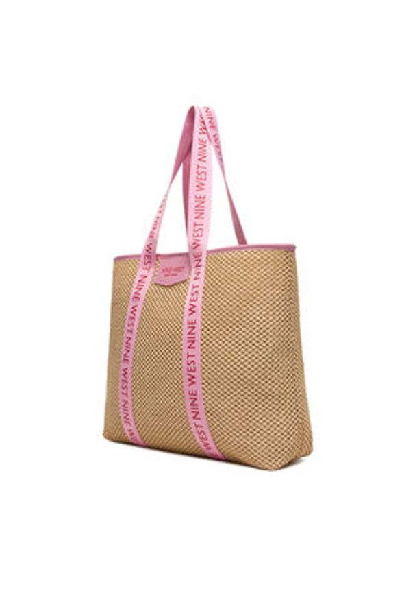 Nine West Torebka CEO-Avenia-LA374-4513-6 Beżowy. Kolor: beżowy